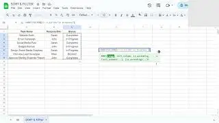 How to Combine SORT & FILTER in Google Sheets 📊.