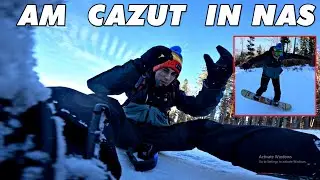 ❗AM CĂZUT DIRECT ÎN NAS cu placa de SNOWBOARD pentru prima dată în viața mea❗