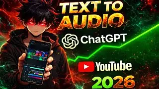 Text Ko Audio Me Convert Kaise Kare? 🤯 AI + ChatGPT Editing 2026