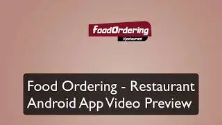 Food Ordering Video Preview