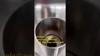 1000 liters Cosmetic Cream Mixing Tank #highshearmixer #mixingtank #mixertank #mixer