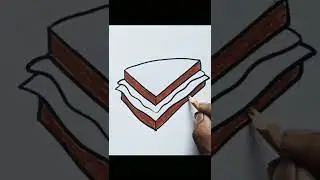 sandwich drawing easy-easy drawing