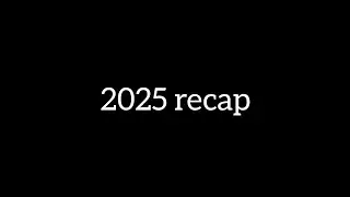 This is what i did in 2025!