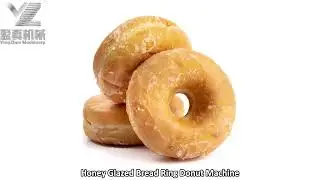 Honey Glazed Bread Ring Donut Machine #donut #foodmachine #bakerymachine
