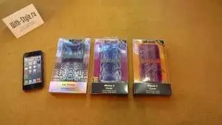 Силиконовый чехол-накладка для iPhone 5/5S Cover Shiny Python от Justcavalli