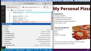4- Flutter - Dart classes and functions (Pizza Project)
