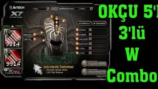 Okçu 5'li 3'lü W Combo A4tech x7 