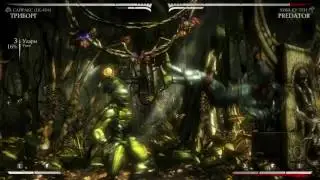 Mortal Kombat XL Triborg Cyrax: hard to blockable into hard to blockable