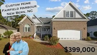 Custom Built Home in Fairfield Harbour of New Bern, NC 4 Bed, 3 Bath, 2,170 sq.ft.