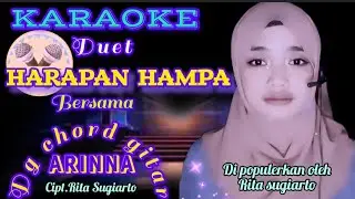 KARAOKE DUET HARAPAN HAMPA BERSAMA ARINNA - CIPT. RITA SUGIARTO - DG CHORD GITAR
