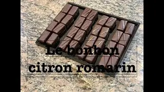 Le bonbon citron romarin (chocolat), haaaa les chocolats de Noël