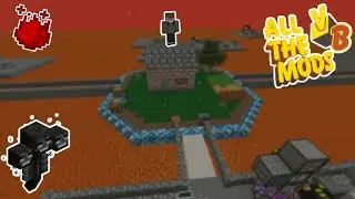 Minecraft MODDED: Volcano block (ATM8) LIVE #41 - Slowly losing my sanity
