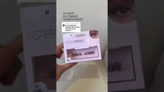 Pre glued lashes