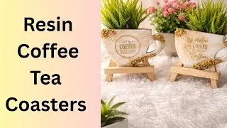 Luxury Coffee Cup Planter D&eacute;cor | Aesthetic Home Decor Ideas | Coffee Lovers Gift