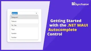 Getting Started with the .NET MAUI Autocomplete Control