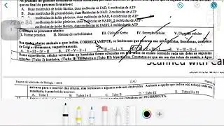 Resolução do exame de biologia uem 2018