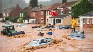 Turkey Slammed by Severe Flooding! Rivers Overflow as Cars Are Swept Away in Mersin and Adana
