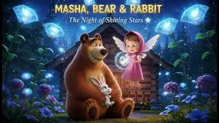 New Masha & Bear Story | The Night of Shining Stars (English Story)