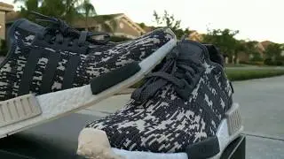 Gray and Tan NMD r1s By Adidas!!!!!