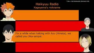 [Eng Sub] Kageyama's Nickname (Haikyuu radio)