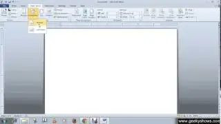 Microsoft Office Word 2010 Change Page Orientation