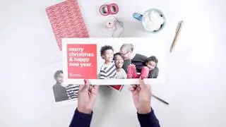 Chevron Trifold Photo Card - Custom Holiday Cards | Pinhole Press