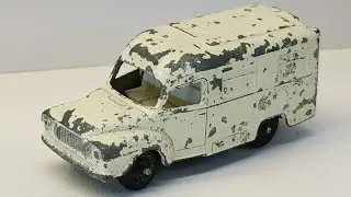 Ремонт Matchbox Lomas Скорая помощь №14. Изготовление деталей. Литой автомобиль.