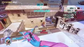 Clean Genji Blade 4 kills [Overwatch]  -SINSOCK-