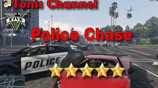 GTA V 5 Star Police Chase Part 1