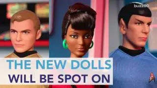 The Star Trek 50th Anniversary Barbie Dolls