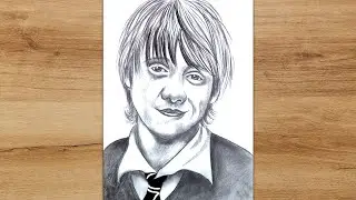 How to Draw Ron Weasley Step by Step | Realistic Drawing with Pencil