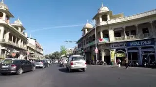 Driving in Jaipur (MI Road) - Rajasthan, India