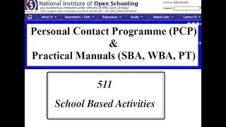 NIOS DELED School Based Activity Forms in Ms word