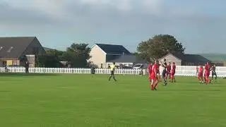 Sean Doyle scores for Isle of Man v Froya (1-0) Orkney Island Games 14 July 2025