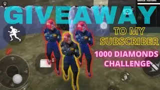 GIVEAWAY CHALLENGE WITH MY SUBSCRIBER || 1000 DIAMONDS || GUNATECH YT ||