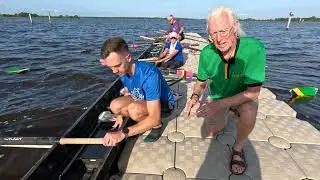 1-Minute Rower - getting Into the 8-Boat