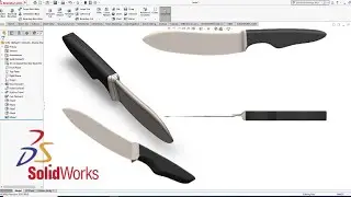 Solidworks kitchen Knife Modeling