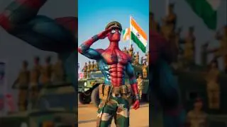 veer jawan spiderman vs  thanos #spiderman #hindicartoon #ai