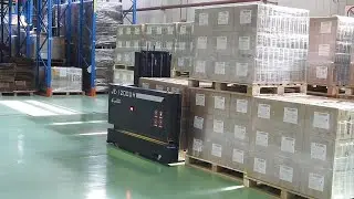 FMCG | Pallet AMR JE-1200UH in Production Logistics