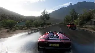 Lamborghini High SPEED Run in RAIN FH5