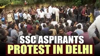 SSC Aspirants Protest in Delhi against paper leak I Jantar Mantar I Teacher I Students