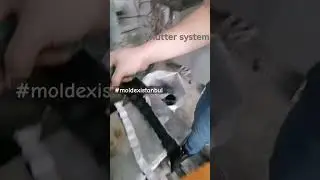 Innovative extrusion mold for #coex dual colored profile. WhatsApp +905465218282 #pvc #shutter