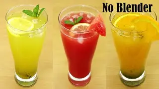 3 EASY SUMMER DRINKS &ndash; REFRESHING COLD DRINKS FOR SUMMER &ndash; HOW TO MAKE SUMMER DRINKS RECIPE