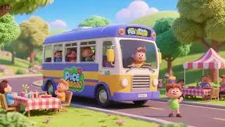 The Picnic Parade Bus 2 🚌🥪🎉 | Fun Kids Song & Outdoor Adventure