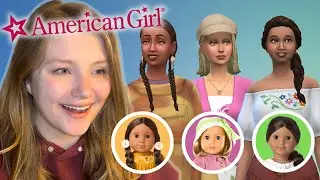Recreating *more* AMERICAN GIRL DOLLS in the Sims 4!!! | Create A Sim Challenge