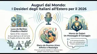 Auguri Italiani all'Estero 2026 🌍 Voci Italiane dal Mondo