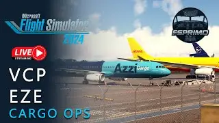 CAMPINAS - EZEIZA - CARGO OPS - #msfs2024 #quest3 #virtualreality #vr