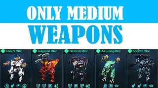 Using Only Medium Weapons - War Robots MK2 Gameplay