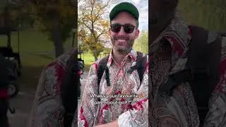 What&rsquo;s your favourite part about golf? #golf #question #golfing #interview #golfvlog #funny #vlog