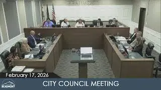 City Council Meeting Open Session - 2/17/2026 | City of Beaumont